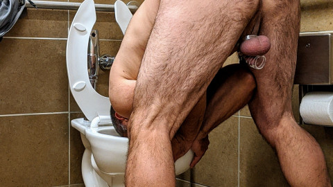 Bathroom faggot!