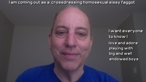 JEFFREY ROSSMAN FROM CONNECTICUT COMING OUT AND ADMITTING HE IS A HOMOSEXUAL SISSY FAGGOT