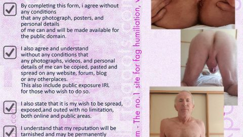 Tiny clit John Edwards fully exposed for all to see and use