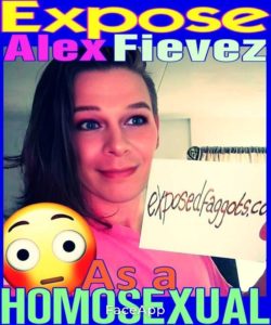 Alexander Fievez is a homosexual transvestite